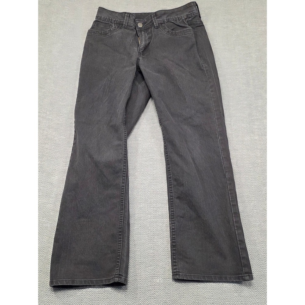 Riders by Lee Black Bootcut Jeans Womens 12P Mid Rise Stretch Denim 130T490